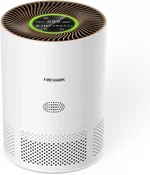 Firehawk Air Purifier for Home Large Room 2300 ft², H13 HEPA Filter, PM 2.5 Wildfire Sensor, 20dB Quiet Sleep Mode Bedroom Office, Cleaner 99.97% Dust Smoke Pollen Pets Hair, Smart WiFi