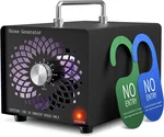 2025 Latest Ozone Generator, High Capacity Ozone Machine Odor Removal Up to 6000 Sq.Ft, for Car/Home/Smoke/Pet Odor, Black