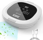 Ozone Odor Eliminator for Strong Odor 10,000mAh Rechargeable Cat Litter Deodorizer Dog Poof Odor Removal Ionizer Air Purifier for Home Toilet Kitchen Pets Shoe Smoke Car Formaldehyde Air Freshener