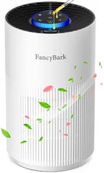 Air Purifiers for Home Bedroom Up to 1000 Ft² H14 True HEPA Room Air Purifiers for Bedroom With Sleep Mode Light Mode & Aroma Function Air Cleaner Smoke Odor Dust Pollen Pet Dander (White)