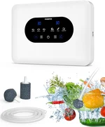 Ozone Machine Generator for Water and Air with Dual Outlets, Air Ionizers for Home, with Negative Ion and Timer