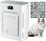 Pet Air Purifier for Home Large Room 2500 sq ft, H13 HEPA Washable Double-Sided Filter, Air Cleaner for Pet Hair Dander Odor Allergies Pollutant Smoke Dust, PM2.5 Air Quality Monitor, Auto Mode, Grey