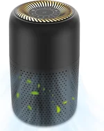 Air Purifiers for Home Bedroom Up to 600 sqft,20 dB Quiet Small Air Purifier With Night Light,H13 HEPA Smoke Pets Dander Hair Filter,For Dorm Apartment Kitchen (1 Pack)