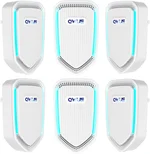 6Pack Air Ionizer Plug In, Filterless Home Negative Air Purifier, Quiet Air Freshener Portable Cleaner for Odors Smoke Dust, Air Purifiers for Home Office, Bedroom, Bathroom