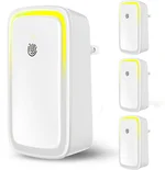 4Pack Air Ionizer for Home Negative Ion Air Purifier Plug In, Quiet Air Freshener Mini Portable Filterless Air Cleaner for Bedroom, Office