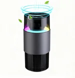 Portable HEPA Air Purifier with negative ion Purification, for Car, Truck, RV/Camper, for Smoke, Pet Dander, Dust, Pollutants for Clean Air