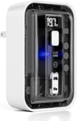 Air ionizers for home - air purifier plug for dust mites,plug in air freshener,portable air purifier for kitchen,bedroom, small room,pets (1, black)