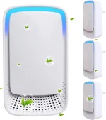 Plug In Air Ionizers for Home 4 Pack,Portable and Quiet Work Negative Ion Air Purifier for Home, Bedroom, Office,Living Room,Pet Room,Small Air Cleaner (4)