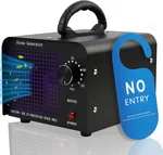 Ozone Generator 60,000mg/h - High Capacity Air Purifier Deodorizer for 4000 sq ft, Eliminates Odors, Smoke, Pets, Best for Home & Industrial Use, Plug-in Air Ionizer, Black