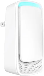 Plug In Air Ionizers - Negative Ion Technology Air Purifier - Quiet Operation Air Freshener for Home, Bedroom, Office, Garage Room - Portable Air Purifiers Odor,Pets Smell - Air Cleaner White (1 Pack)