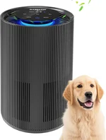 STEALTH Air Purifiers for Home Allergies Pets Hair Dander Pollen Up to 1345 Ft²/H, H13 True HEPA 3-in-1 Filter Air Cleaner, Ozone Free 24db Sleep Mode,3 Speeds Timer for Lage Room Dorm Bedroom