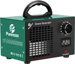 Ozone Generator & Ozone Odor Eliminator 60,000mg/h, Industrial & Home Ozone Machine with Temp/Humidity Display, Removing Odors for Rooms, Smoke, Cars, Pets, Basements, Farms(Green)